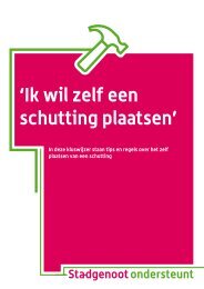 'Ik wil zelf een schutting plaatsen' - Stadgenoot