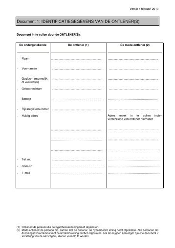 aanvraagformulier verzekering gewaarborgd wonen (pdf) - Meerhout