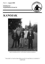 Nr. 4 - august 2000 - Kajakklubben Esrum Sø