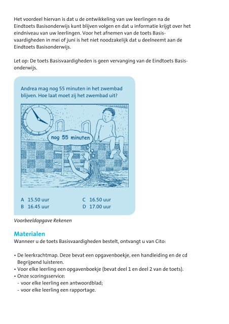 Folder toets Basisvaardigheden - Cito