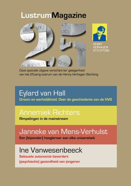 Lustrum Magazine - Henny Verhagen Stichting