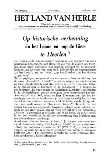 PDF Land van Herle