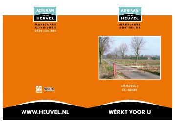 Brochure - Adriaan van den Heuvel makelaars en adviseurs