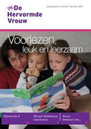 Voorlezen, - Hervormde Vrouwenbond