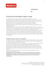 Så här går det till när Moderna reglerar en skada