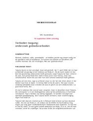 Verboden toegang; onderzoek gebiedsverboden - Marc Schuilenburg