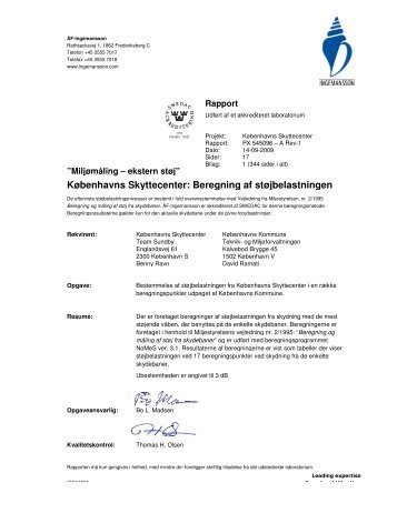Københavns Skyttecenter: Ber vns Skyttecenter ... - Sydhavnstippen