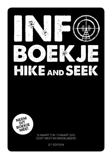Infoboekje - Hike and Seek