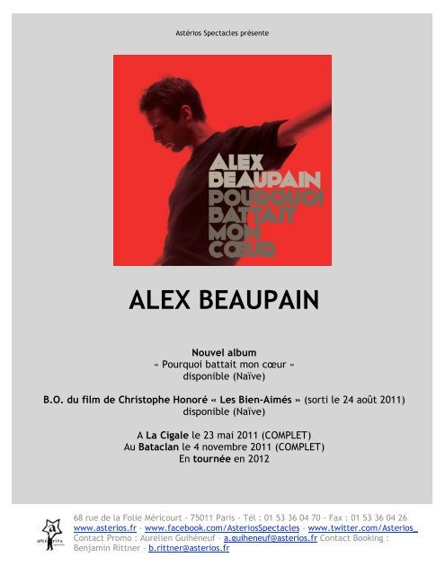 ALEX BEAUPAIN - backline