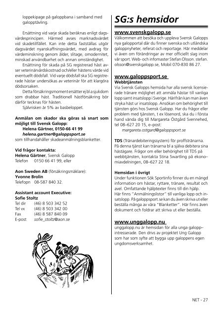 GaloppInfo 2010 - Øvrevoll Galoppbane