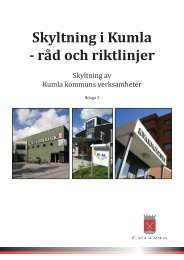 Skyltning i Kumla - råd och riktlinjer - Kumla kommun