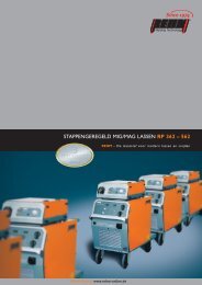 Professional, Stappengeregelde MIG-MAG lasmachines - Rehm