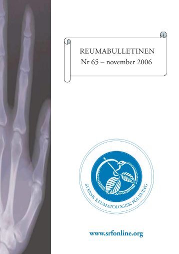 REU-bulletinen nr 65 - Svensk Reumatologisk Förening