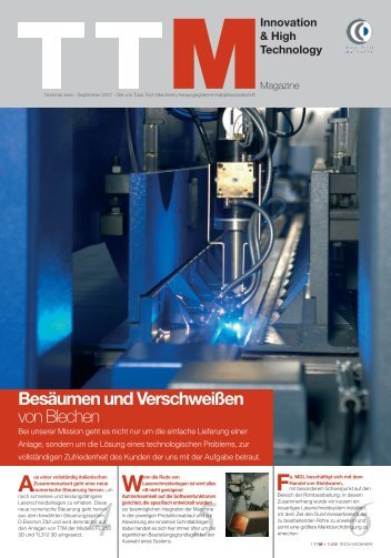 Besäumen und Verschweißen von Blechen - Tube Tech Machinery