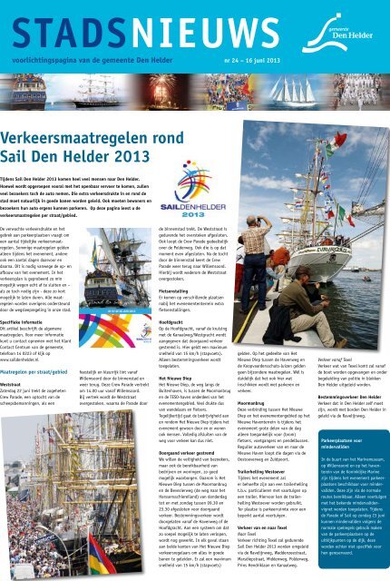 Week 24 - 16 juni - Gemeente Den Helder