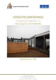 ÖVERLÅTELSEBESIKTNING Linköping Tröskaren 12