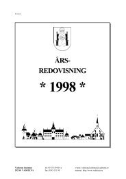 Årsredovisning 1998 - Vadstena kommun