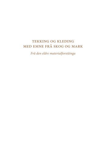 Tekking og kleding.pdf - Akademika forlag