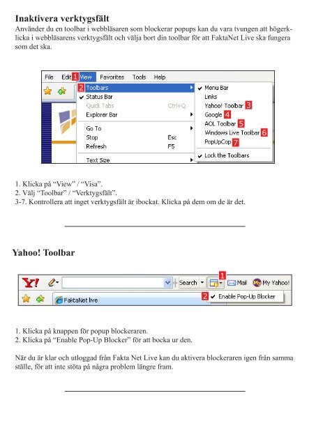 Inaktivera pop-ups för Windows/Internet Explorer - Faktanetlive.com ...