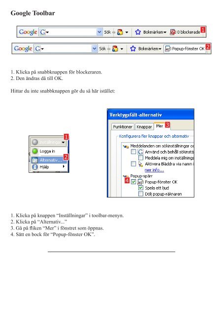 Inaktivera pop-ups för Windows/Internet Explorer - Faktanetlive.com ...