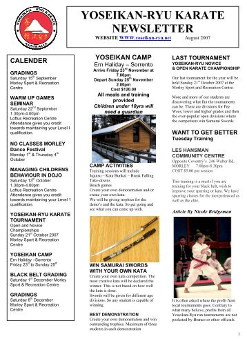 to download - Yoseikan-Ryu Karate Australia