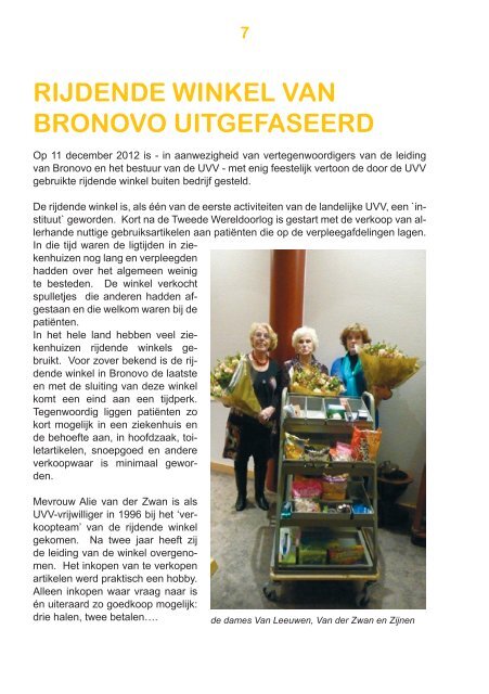 Contactblad 2013/1 - Unie van vrijwilligers Den Haag