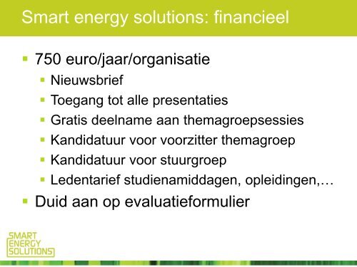 Smart Energy Solutions - Kenniscentrum Energie