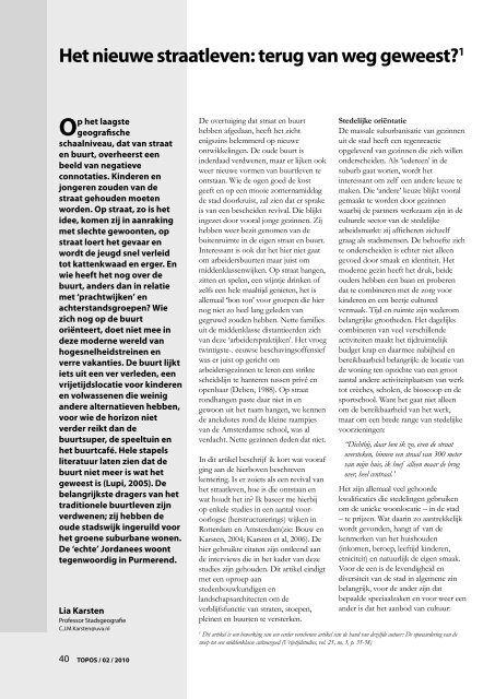 Publiek versus privaat op straat
