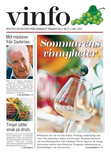 Sommarens vinnyheter