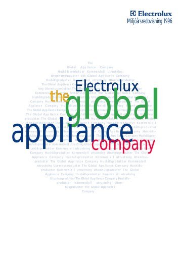 company - Electrolux