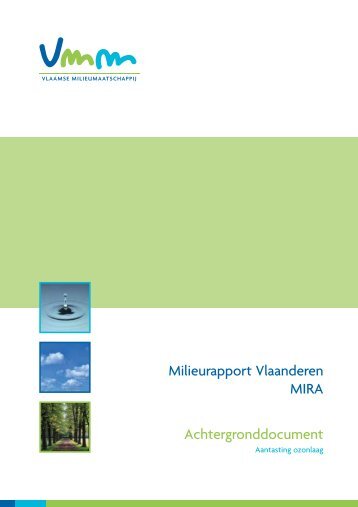 Aantasting ozonlaag - Milieurapport Vlaanderen MIRA