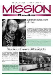 Sättpotatis och maskiner till bondgården ... - Mission Possible