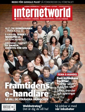 Artikel i Internetworld 2011 - Högskolecentrum Bohuslän