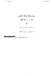 John Gabriel Borkman NBO Ms.4° 1118b 1896 - Henrik Ibsens skrifter