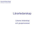 Lärarledarskapet