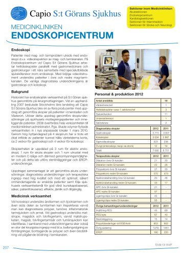 Verksamhetsblad Endoskopicentrum.pdf - Capio S:t Görans Sjukhus