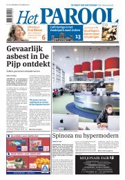 zie krantenartikel Parool - Spinoza Lyceum