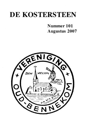 Aug. nr 101 - Oud Bennekom
