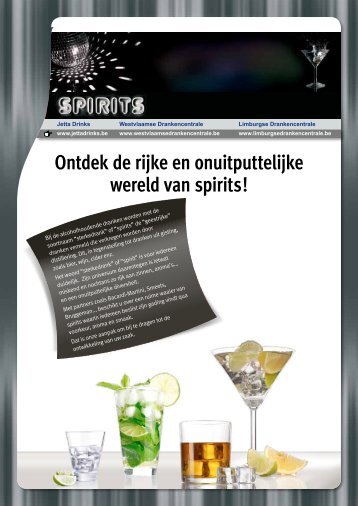 Ontdek de rijke en onuitputtelijke wereld van spirits ! - jetta grimbergen