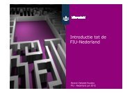 Introductie tot de FIU-Nederland - BES FIU-Nederland