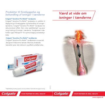 Værd at vide om isninger i tænderne - Colgate Professional