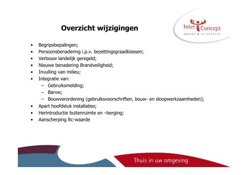 Bouwbesluit 2012 Highlights - Bouwen