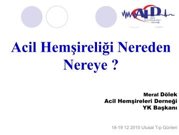 Hem. Meral Dölek - Ulusal Tıp Günleri Sempozyumu Web Sitesi