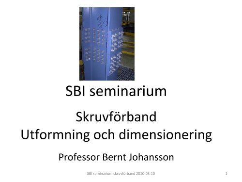 SBI seminarium