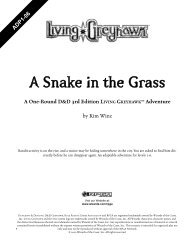 RPGA Living Greyhawk - Snake In The Grass.pdf