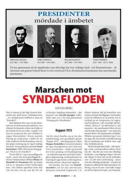 marschen mot SYNDAFLODEN - DSM