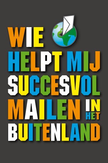 Wie helpt mij succesvol mailen in het buitenland? - PostNL