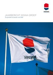Jaarbericht hiSWa Groep