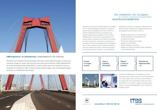 is gespecialiseerd in CE-markering voor bruggen en sluizen - ITBB