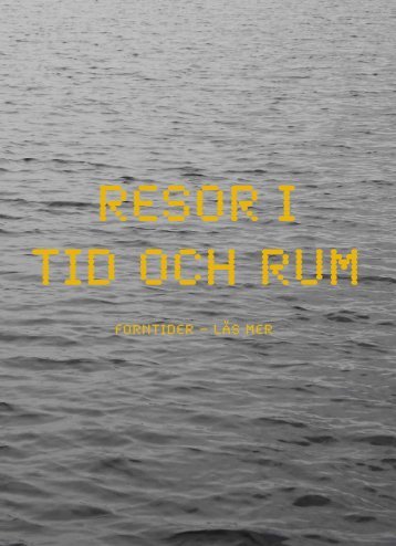 "Resor i tid och rum" (Pdf 6053 Kb) - Historiska museet